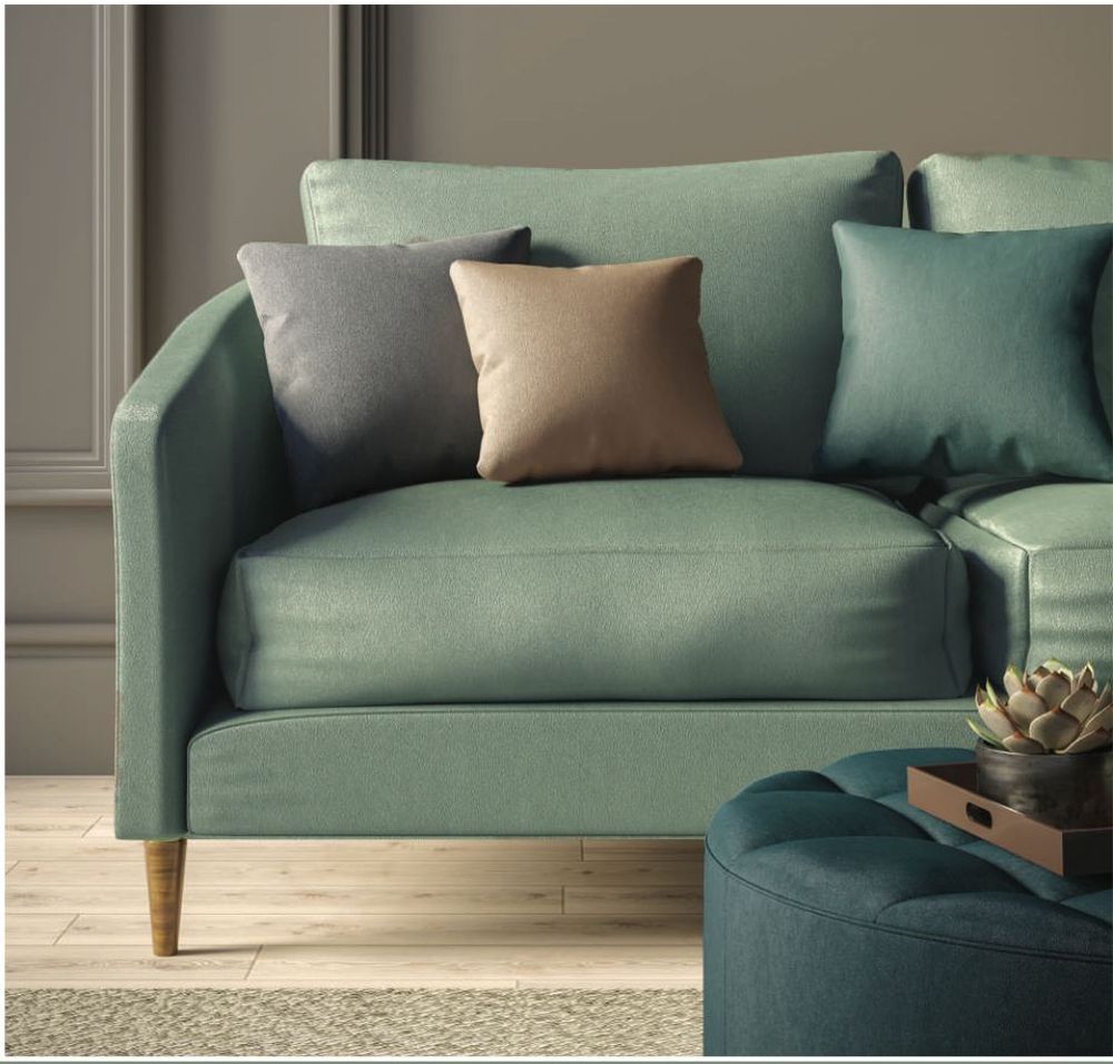 Sofa Detail — Tailored cushions