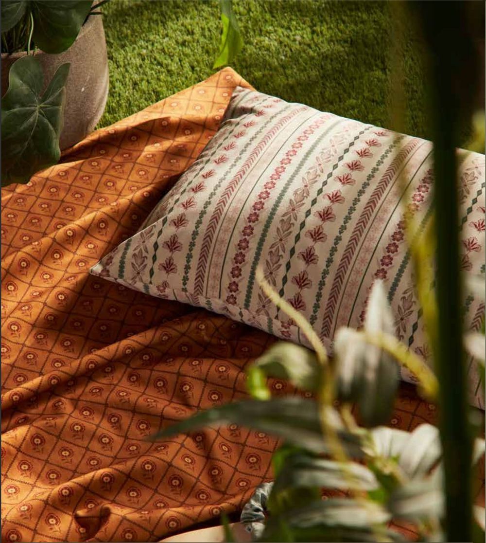 Diamond-Print Fabric — Indoor/outdoor styling